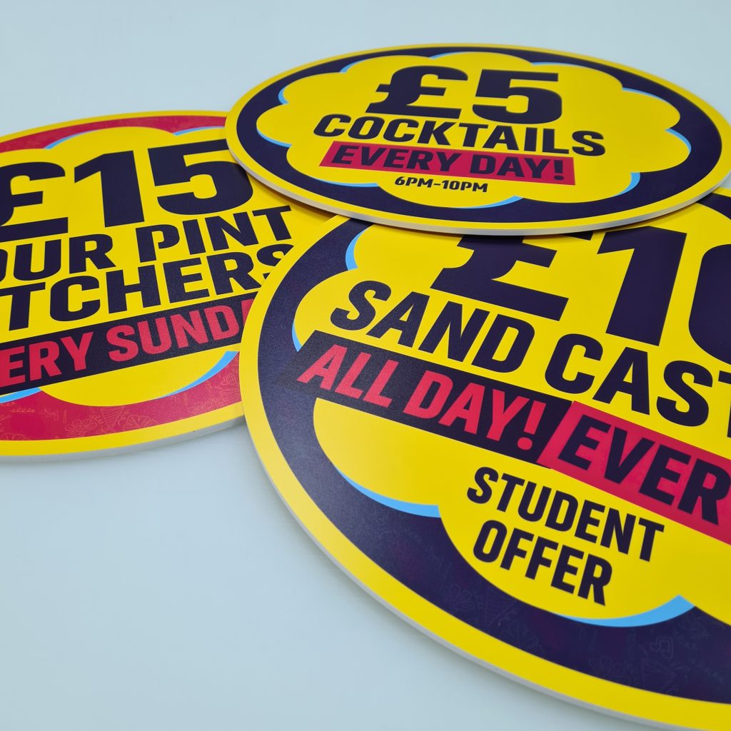 foamex sign cut to shape double sided foamex sign boards cut to shape