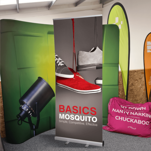 budget trade roller banner