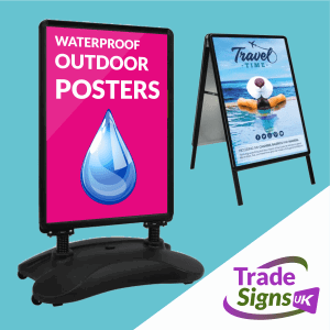 waterproof posters for A boards and frames outdoor