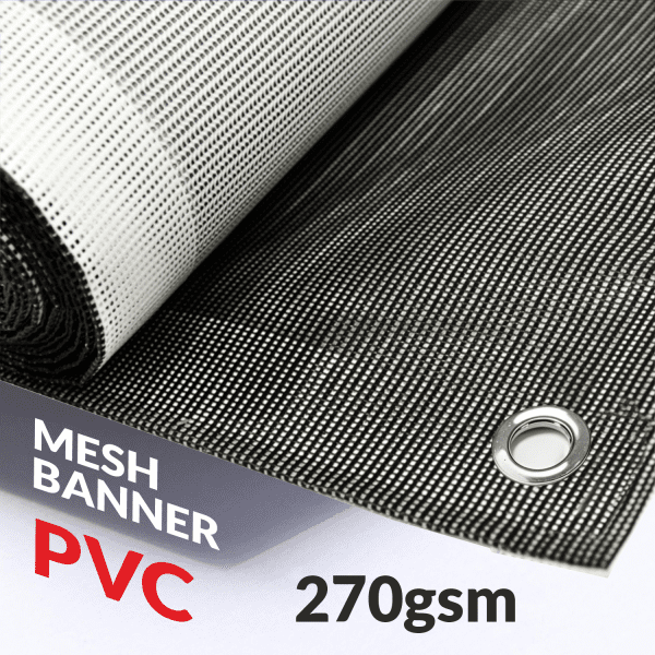 trade banner printing for mesh PVC
