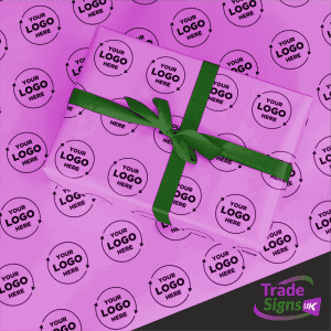 printed personalised wrapping paper gift wrap