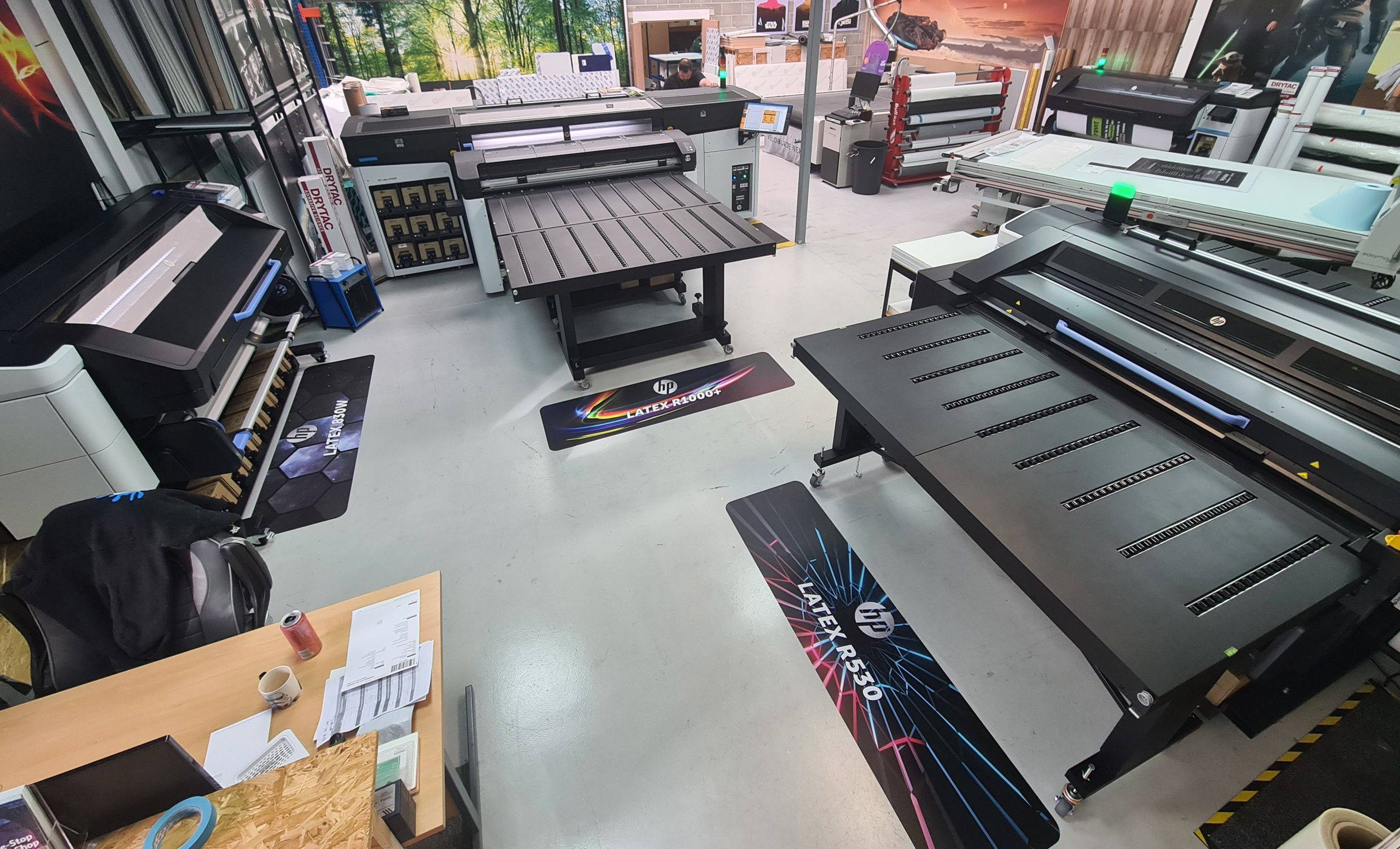 trade sign factory HP latex