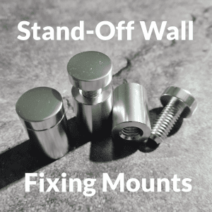stand off the wall sign board fixings