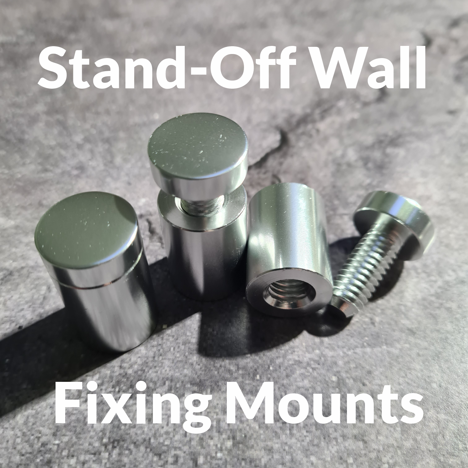 stand off the wall sign board fixings