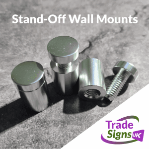 stand off wall mounts for acrylic and dibond signs
