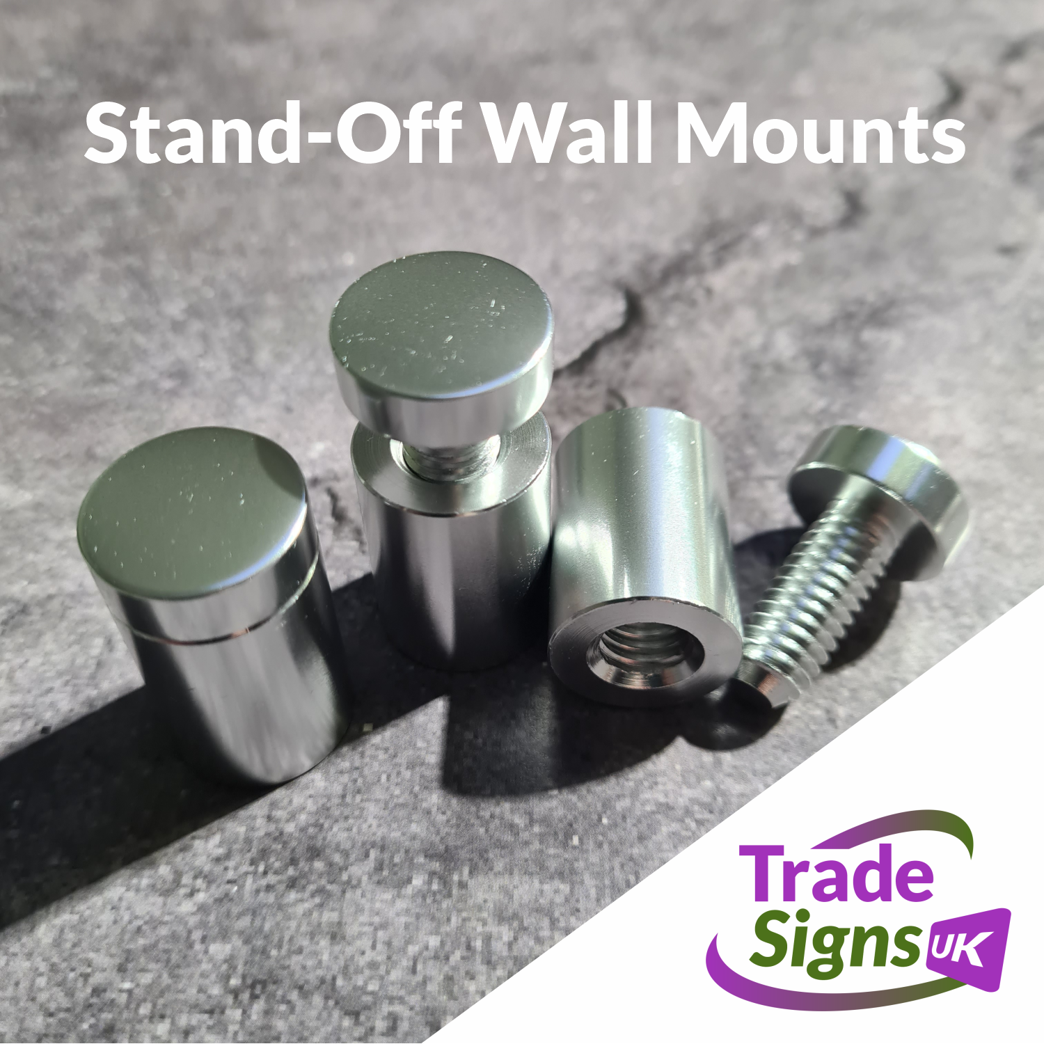 stand off wall mounts for acrylic and dibond signs