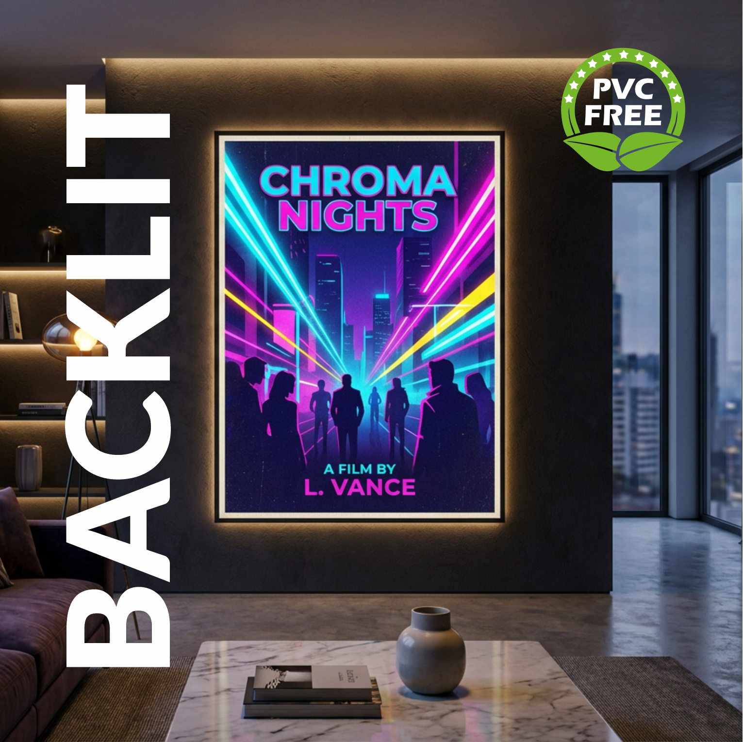 trade backlit posters