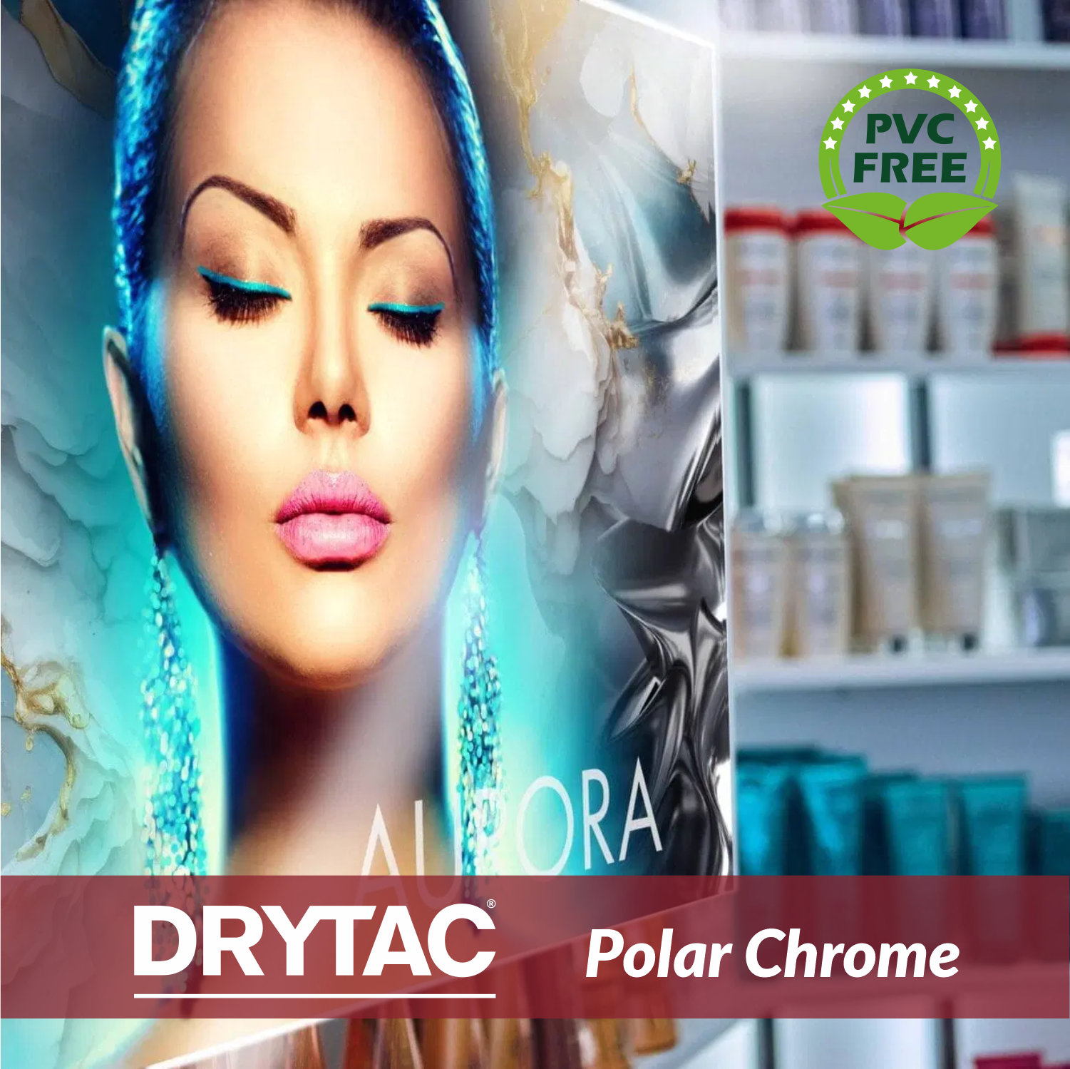 polar chrome vinyl stickers