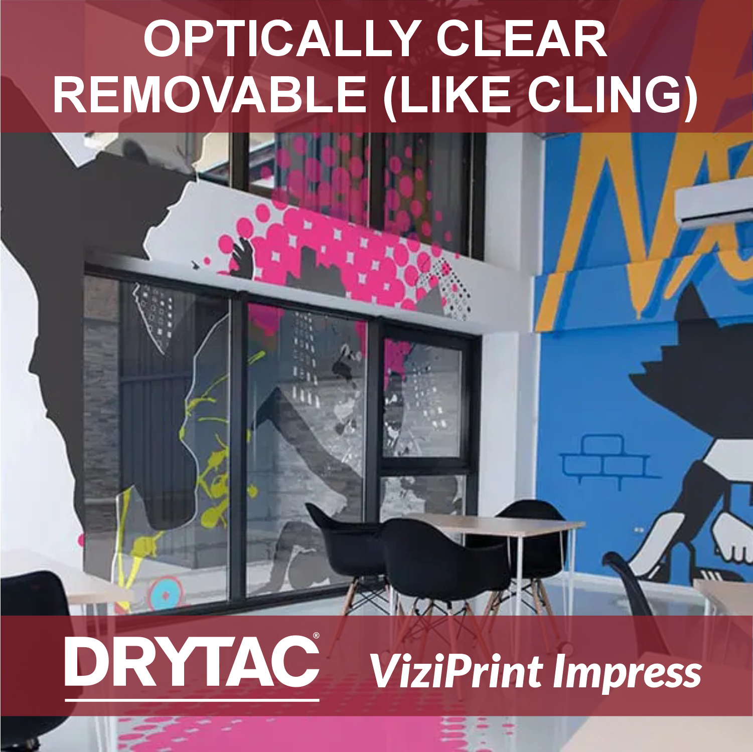 viziprint impress like static cling window film