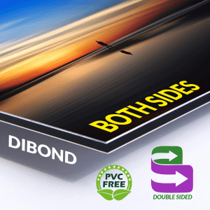 double sided printed dibond acm panel signs both sides