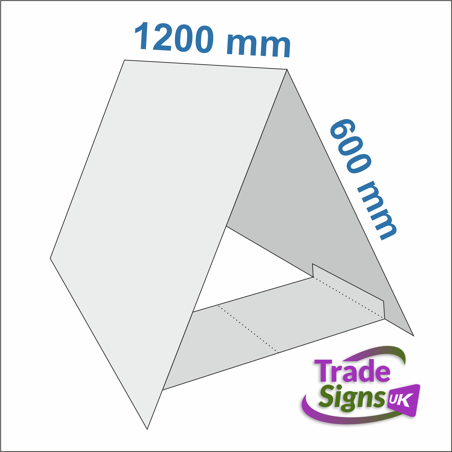 Correx Sports Advertising Wedge 1200mm