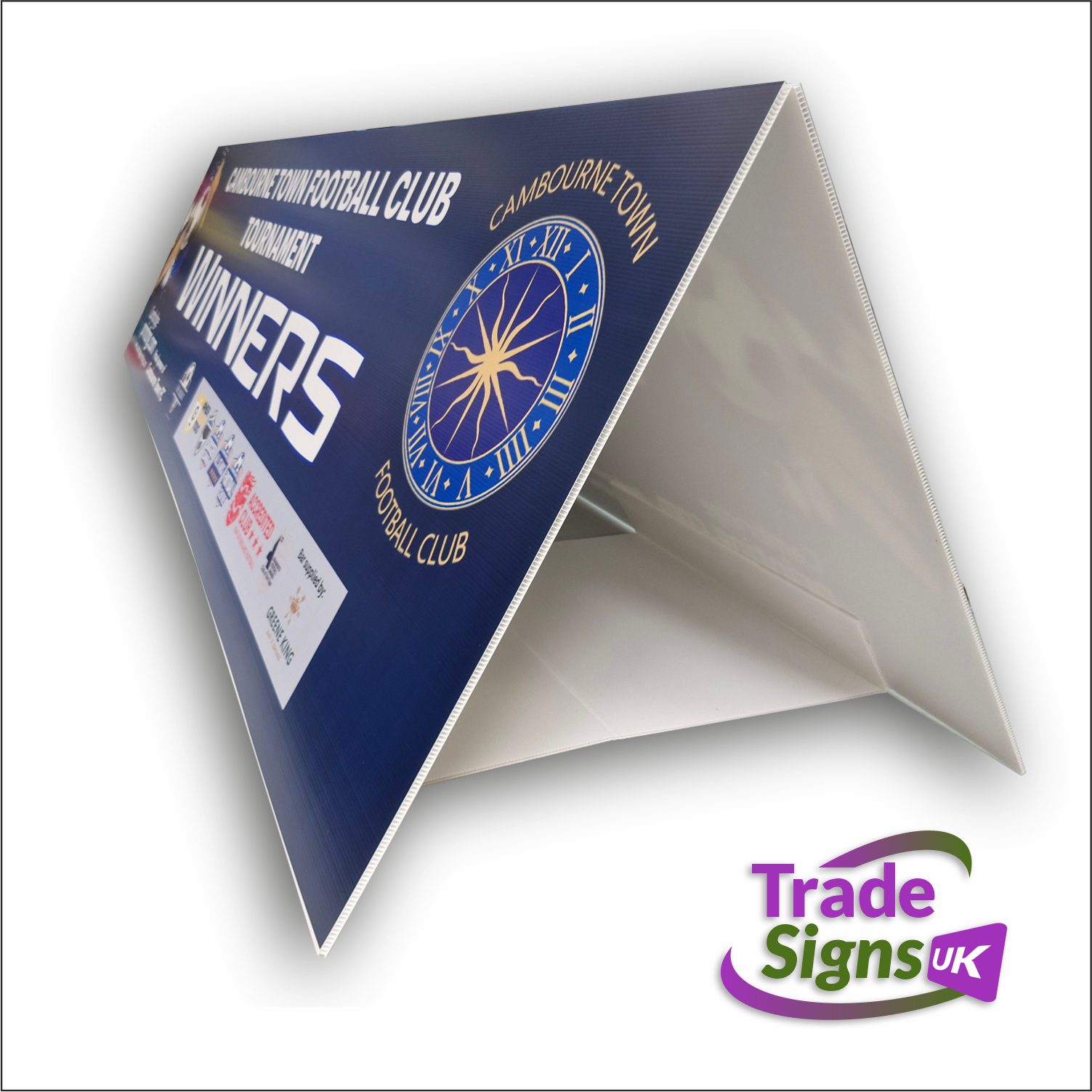 printed Correx Sports Advertising Wedge corrugated