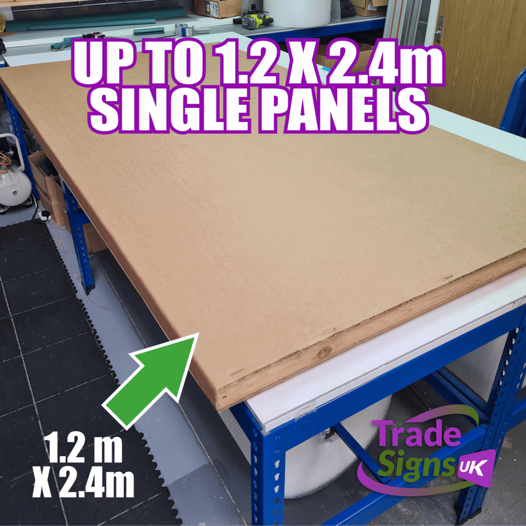 large oversized signs delivered up to 2.4m long