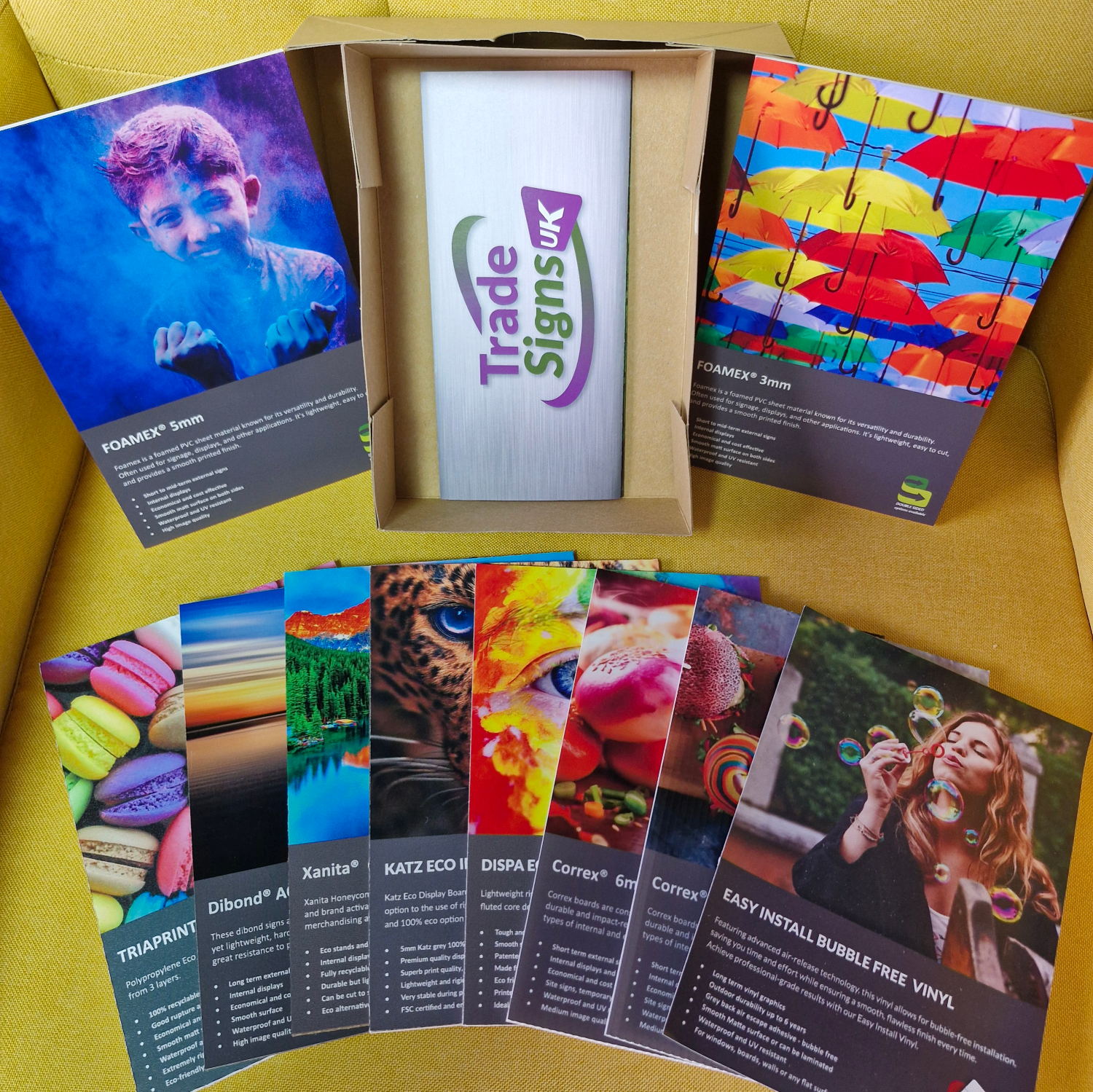 sign sample packs for trade signs uk