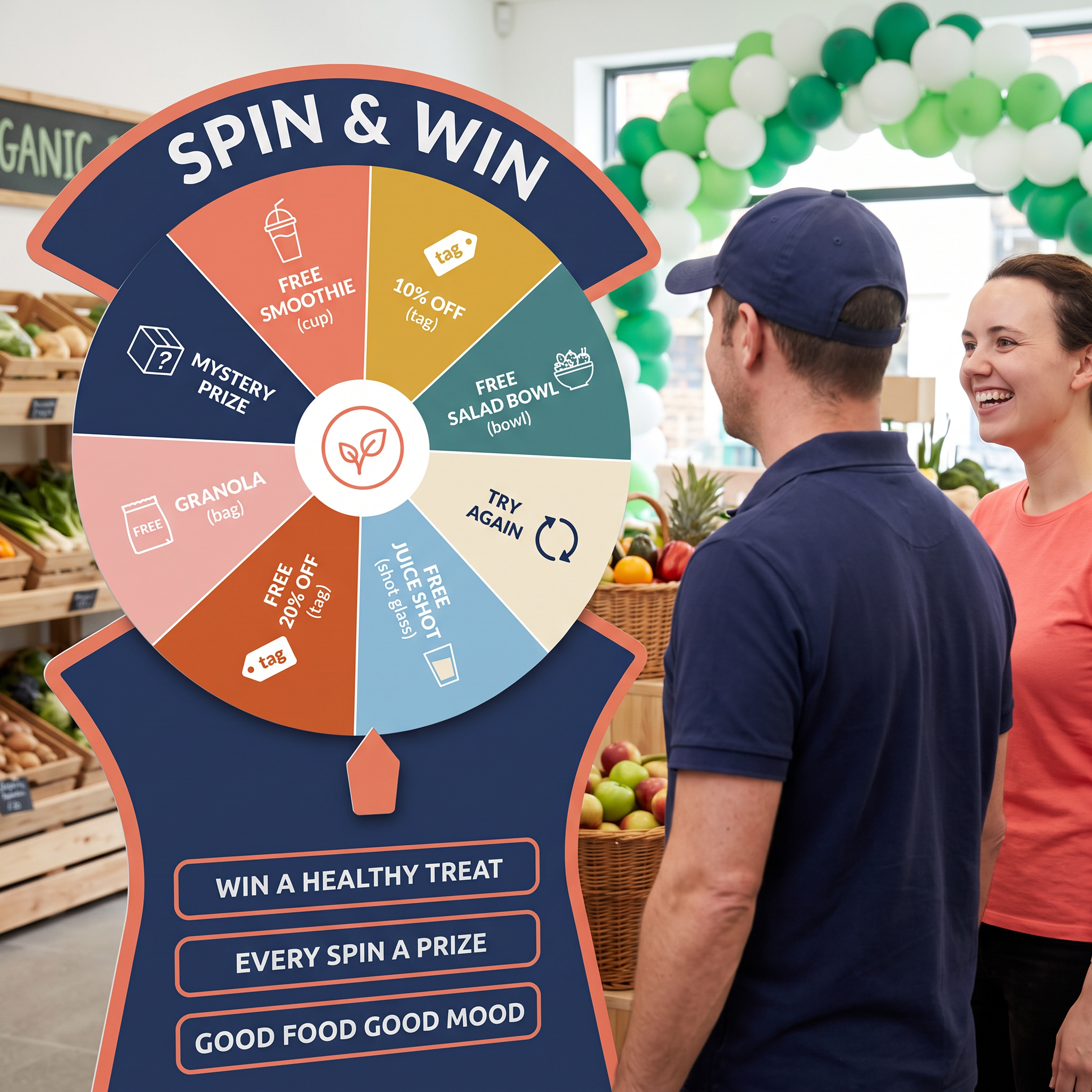 prize spinner wheel for promotions